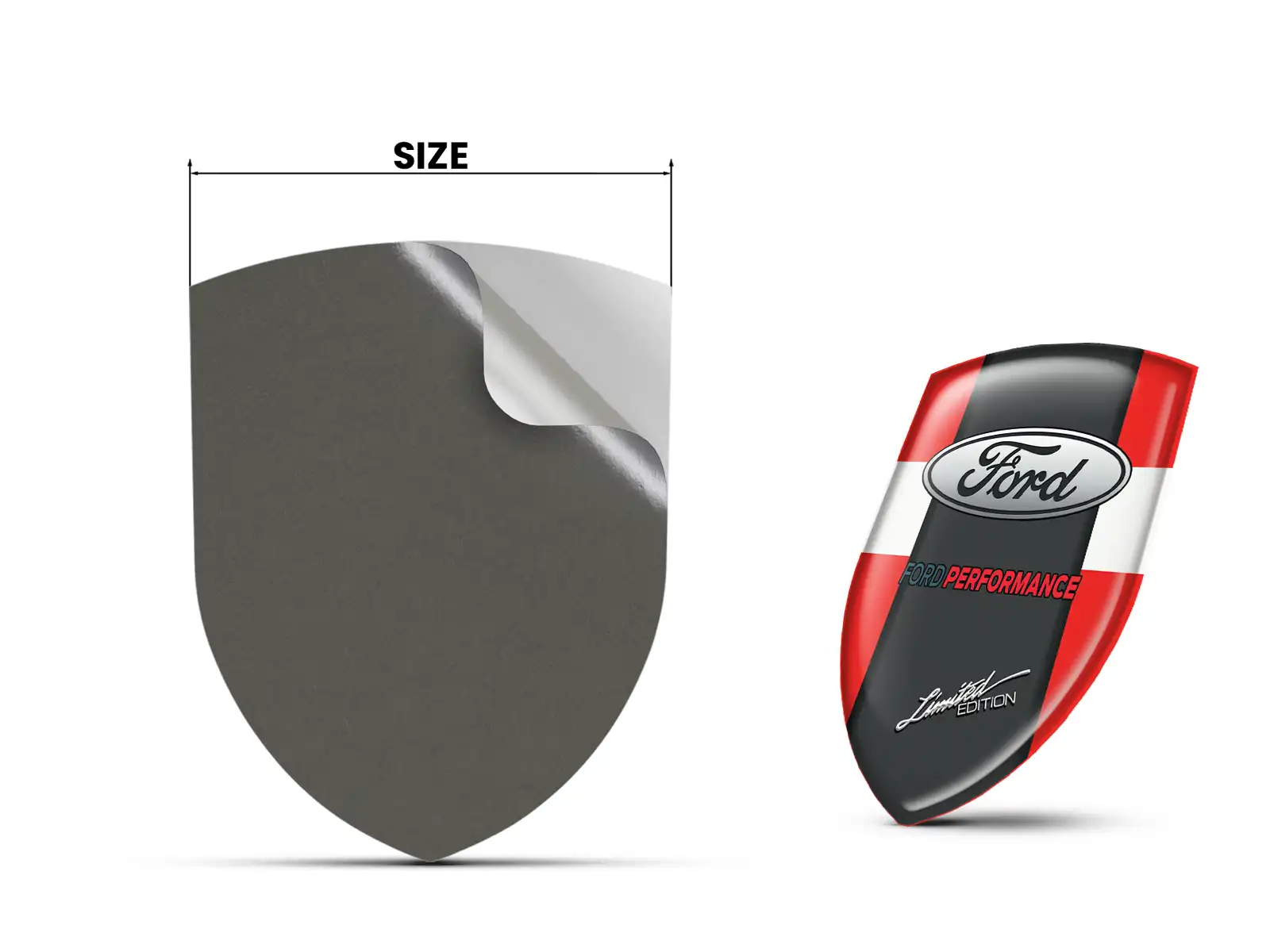 Ford Adesivi e Decalcomanie Auto Resistenti Lusso Regolabili